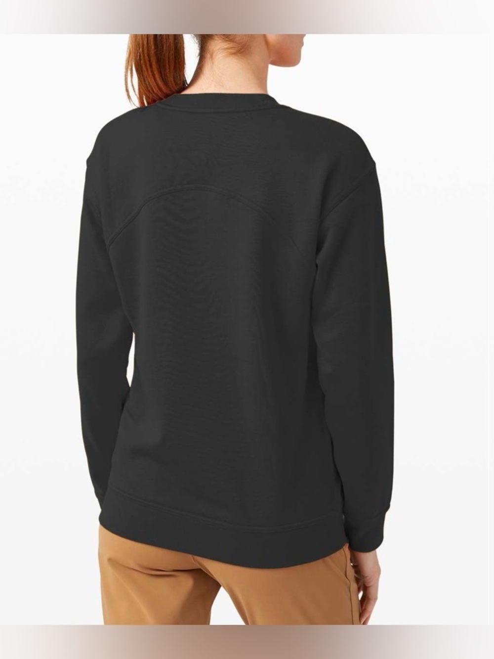 Lululemon All Yours Crew *Terry in Black - Picture 3 of 4